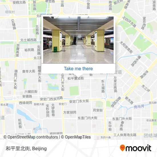 和平里北街 map