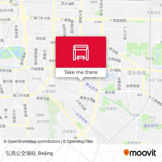 弘燕公交场站 map