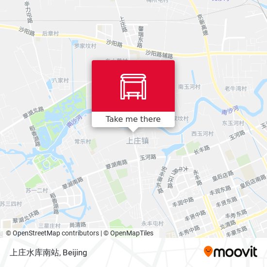 上庄水库南站 map