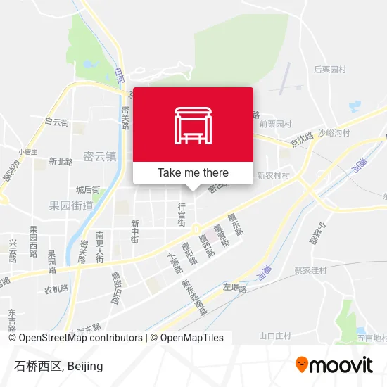 石桥西区 map