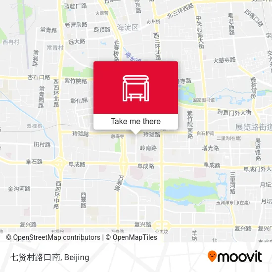 七贤村路口南 map