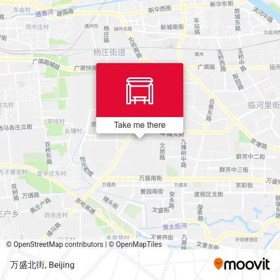 万盛北街 map