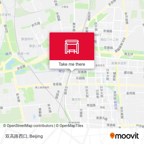 双高路西口 map