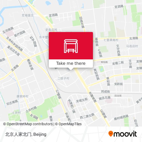 北京人家北门 map