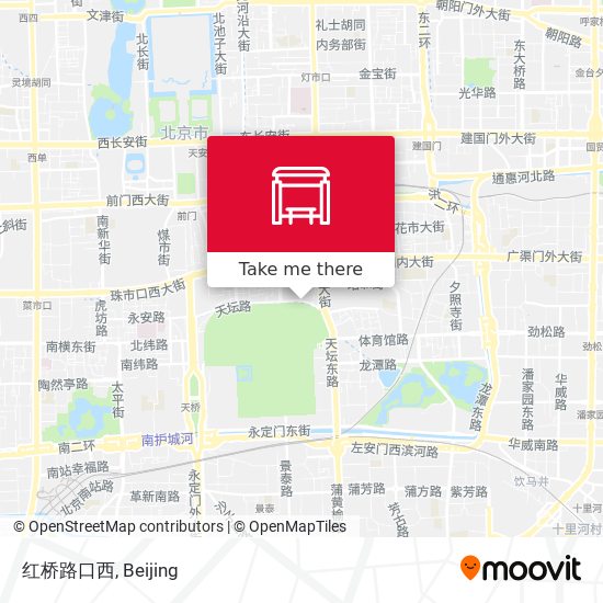 红桥路口西 map