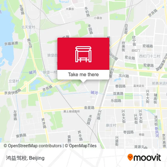鸿益驾校 map