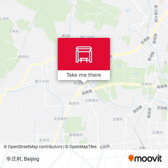 辛庄村 map