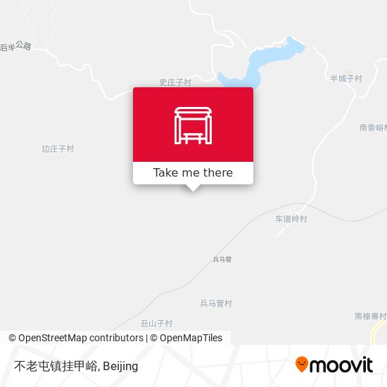 不老屯镇挂甲峪 map