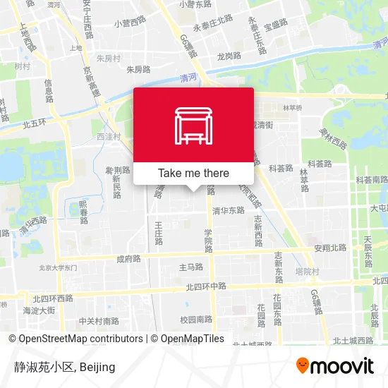 静淑苑小区 map