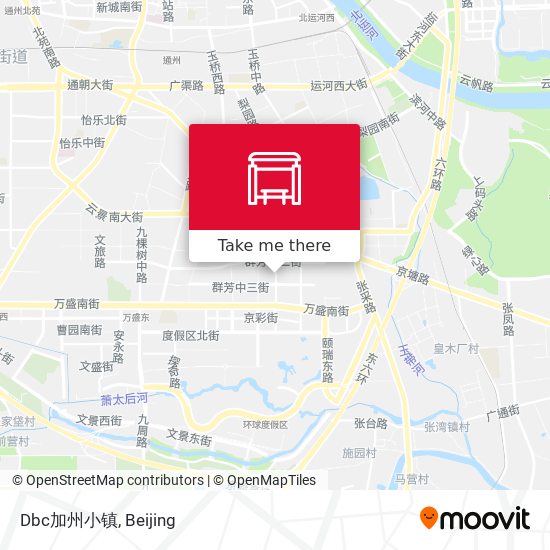 Dbc加州小镇 map