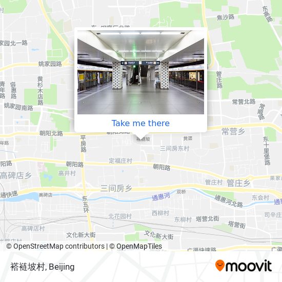 褡裢坡村 map