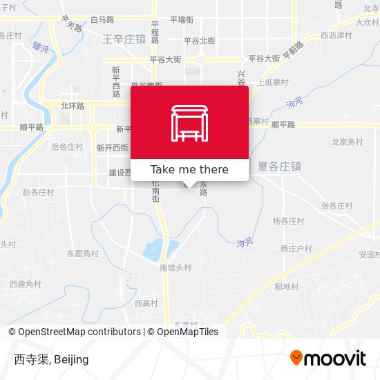西寺渠 map