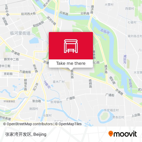 张家湾开发区 map