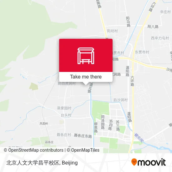 北京人文大学昌平校区 map