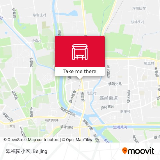 翠福园小区 map