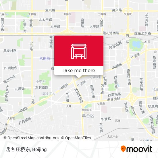 岳各庄桥东 map