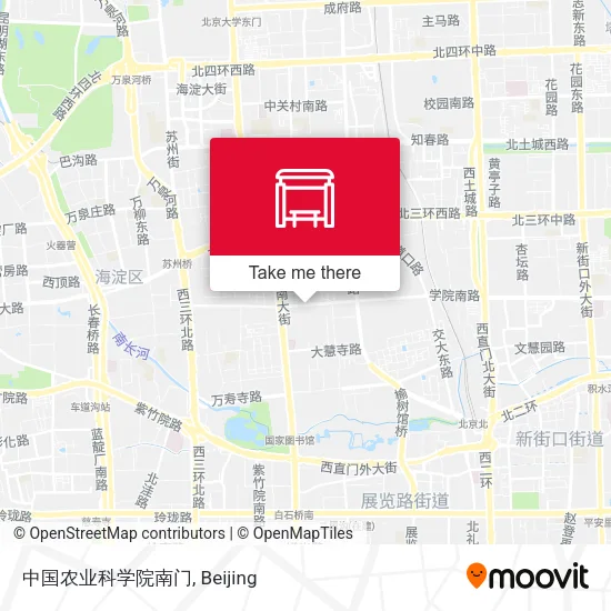 中国农业科学院南门 map
