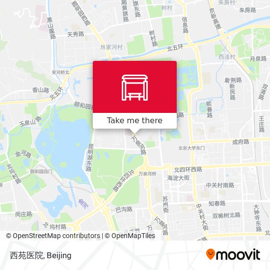 西苑医院 map