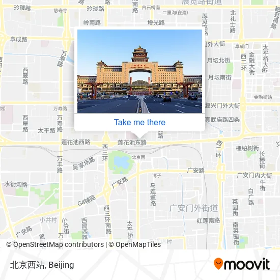 北京西站 map