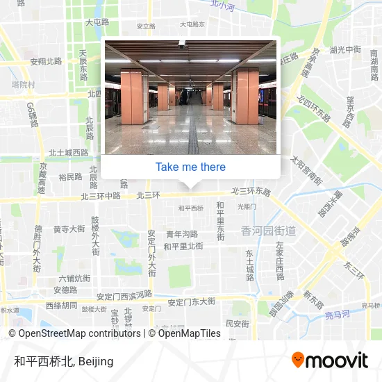 和平西桥北 map