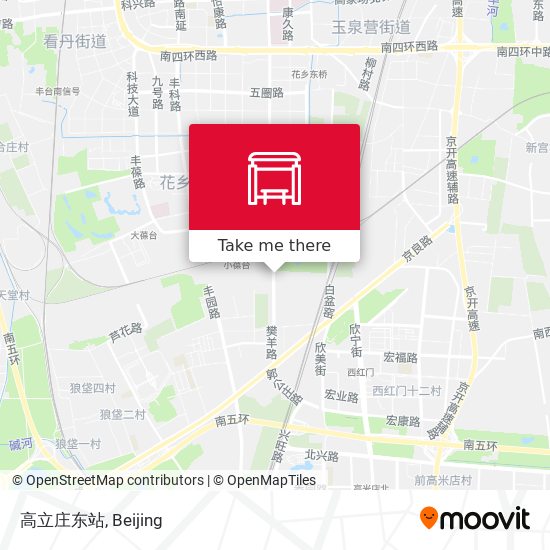 高立庄东站 map