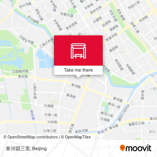 泰河园三里 map
