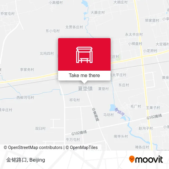 金铭路口 map