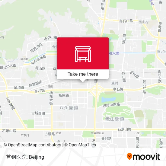 首钢医院 map
