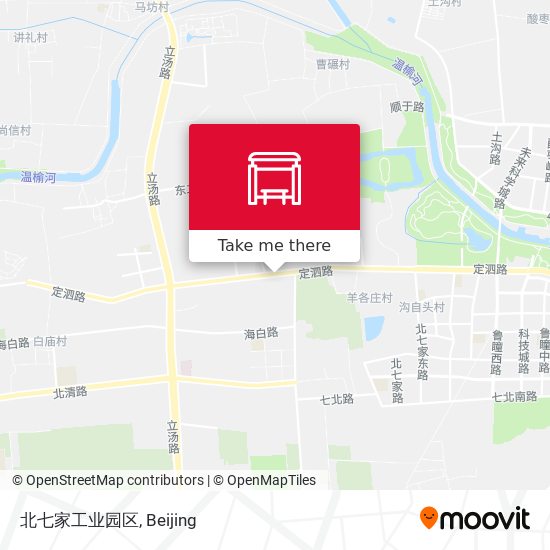 北七家工业园区 map