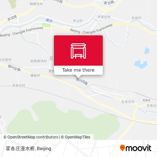 霍各庄漫水桥 map