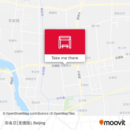 崇各庄(龙塘路) map
