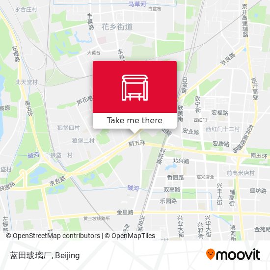 蓝田玻璃厂 map