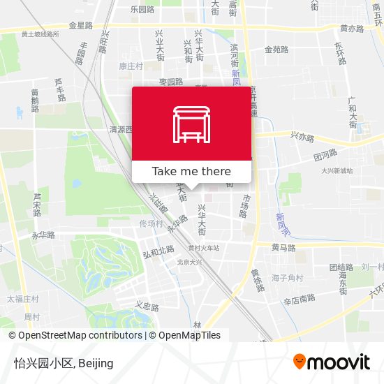 怡兴园小区 map