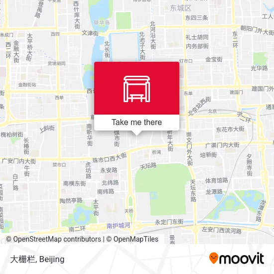 大栅栏 map