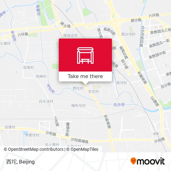 西坨 map