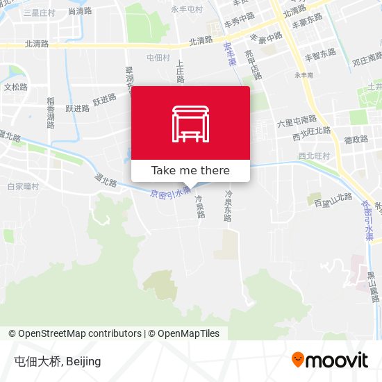屯佃大桥 map