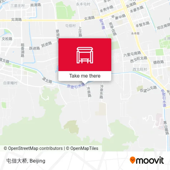 屯佃大桥 map