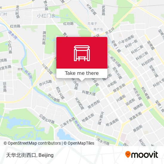 天华北街西口 map