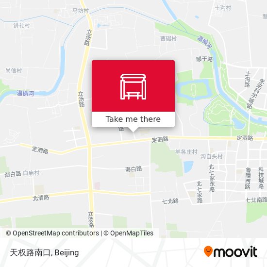 天权路南口 map