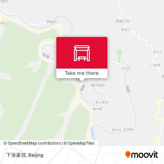 下张家坟 map