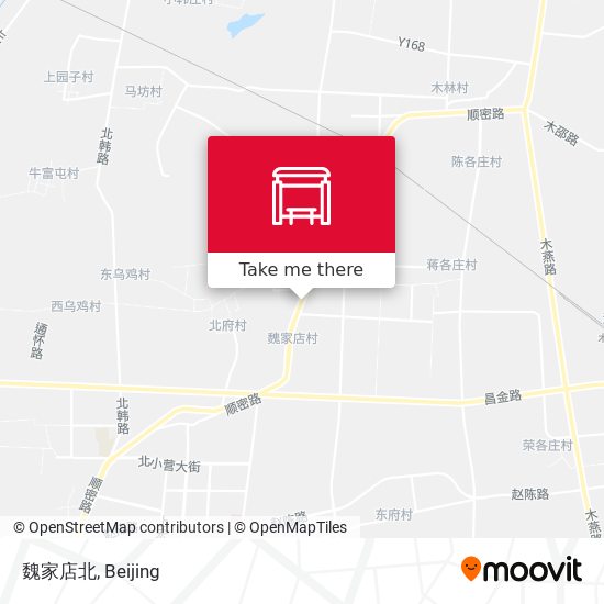 魏家店北 map