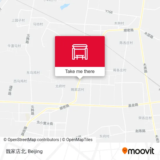 魏家店北 map