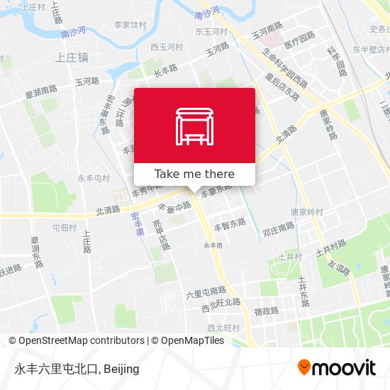 永丰六里屯北口 map