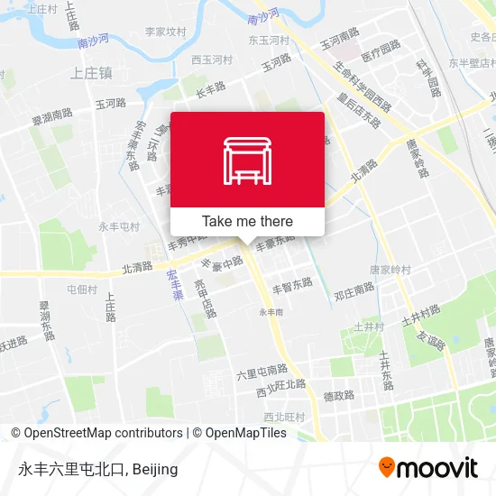 永丰六里屯北口 map