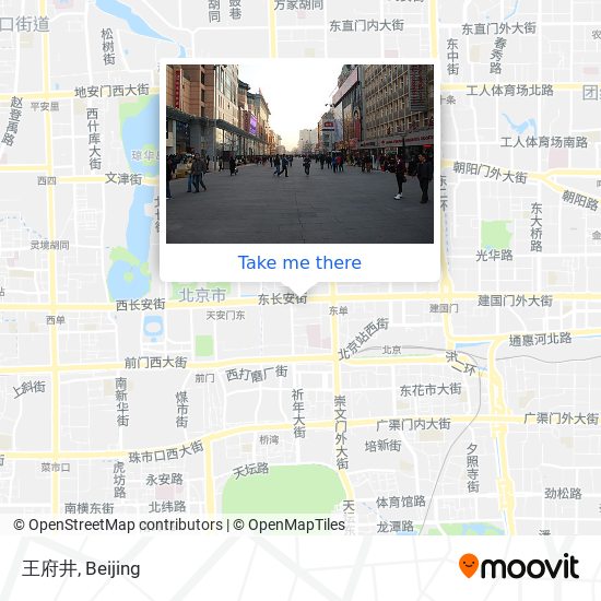 王府井 map