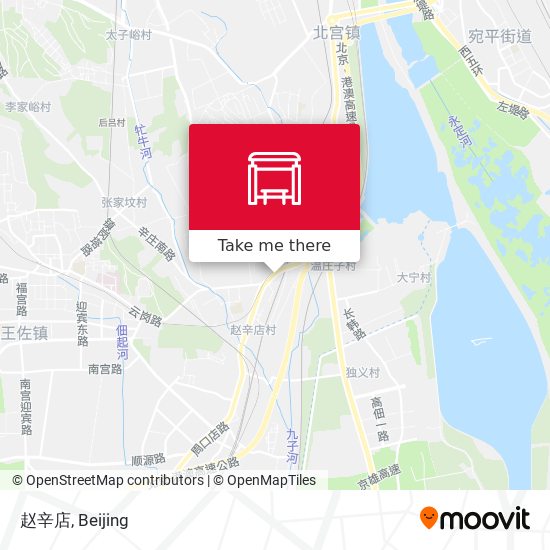 赵辛店 map