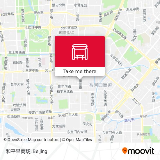 和平里商场 map