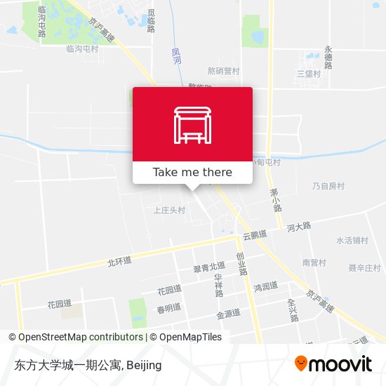 东方大学城一期公寓 map