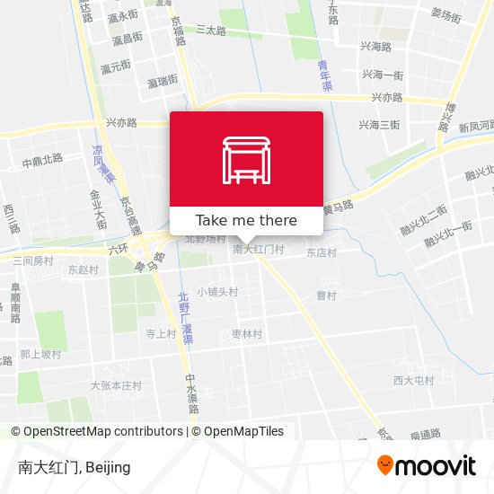 南大红门 map