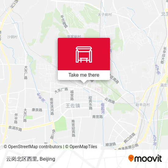 云岗北区西里 map
